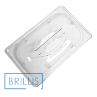 Кришка гастроємності BRILLIS з полікарбонату GN 1/9, прозора купольна