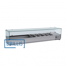 Вітрина холодильна для топінгу 1,4 м BRILLIS VRX1400/330G