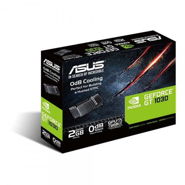 ASUS Відеокарта GeForce GT 1030 2GB GDDR5 low profile silent GT1030-SL-2G-BRK
