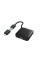 HAMA 4 Ports USB 3.2, USB-C Adapter Black