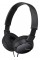 Sony Навушники On-ear MDR-ZX110AP 3.5 mini-jack, Mic, Чорний