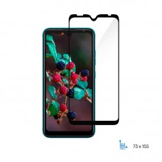 2E Захисне скло для TECNO POP 5 (BD2p), 2.5D FCFG, (1 Pack), black border