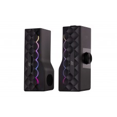 2E Акустична система PCS232 RGB, Soundbar, 2.0, USB, Black