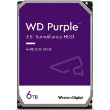 WD Жорсткий диск 6TB 3.5" 256MB SATA Purple Surveillance