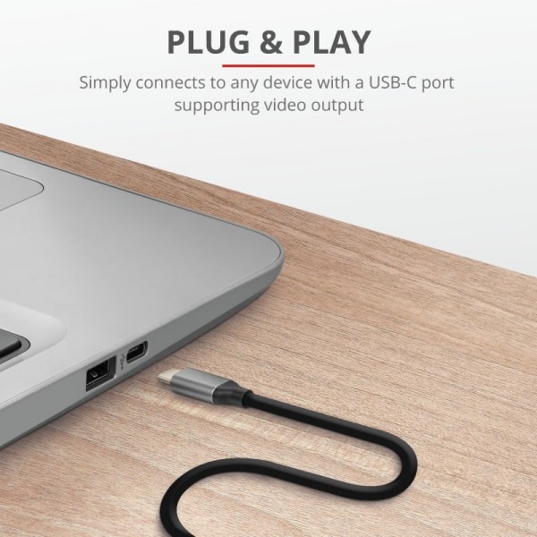 Trust Calyx USB-C to HDMI 1.8м BLACK