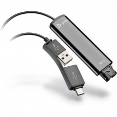 Poly Перехідник DA75 USB > QD для гарнітур EncorePro, USB-A, USB-C, чорний