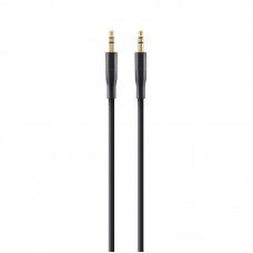 Belkin jack 3.5mm - M/M, portable, 2m, black/gold