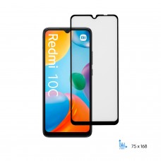 2E Захисне скло Basic для Xiaomi Redmi 10C, 2.5D FCFG, (1 Pack) Black border