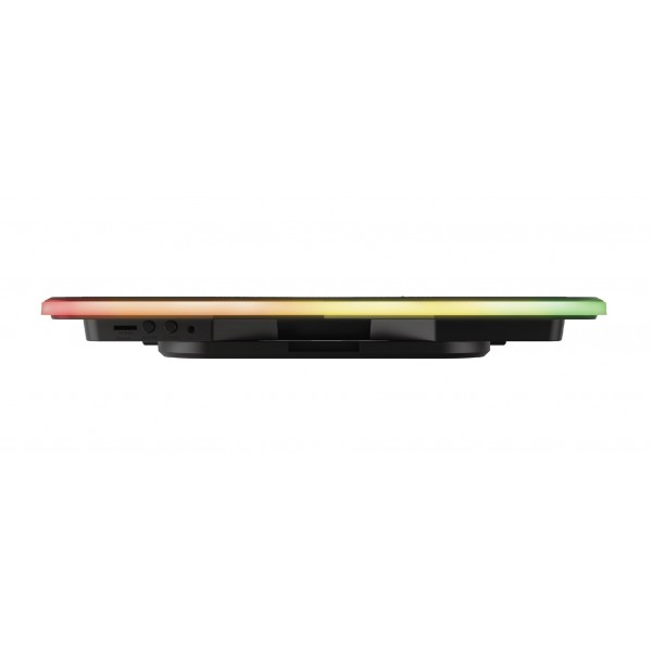 Підставка для ноутбука Trust GXT 1126 Aura (17") RGB Black