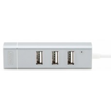 Digitus USB Type-C, 3xUSB+Fast Ethernet