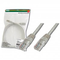 Digitus cat.5e UTP,0.25м,AWG 26/7 сірого кольору