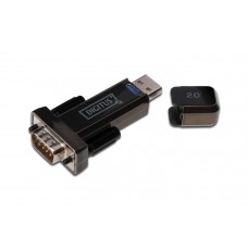 Digitus Адаптер USB to RS232, чорний