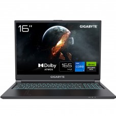 Gigabyte Ноутбук G6 16.0 FHD+ 165Hz, Intel i7-13620H, 16GB, F1TB, NVD4060-8, DOS, чорний