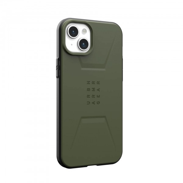 UAG Чохол для Apple iPhone 15 Plus Civilian Magsafe, Olive Drab