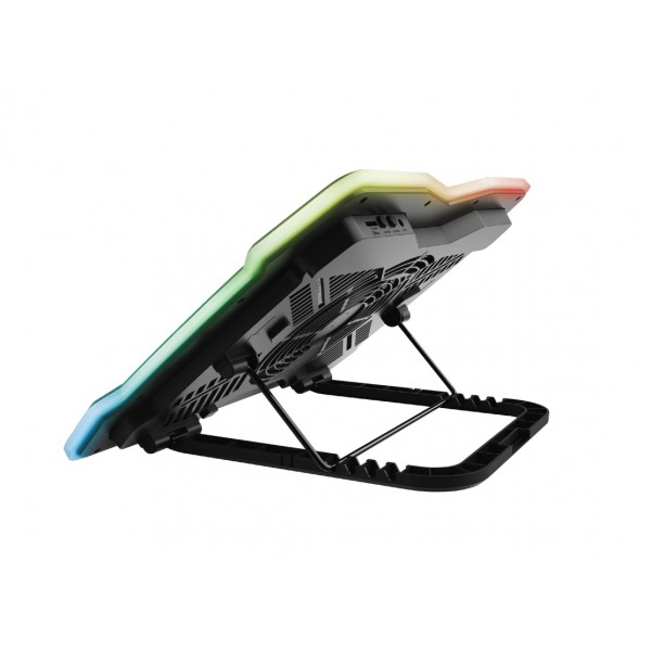 Підставка для ноутбука Trust GXT 1126 Aura (17") RGB Black