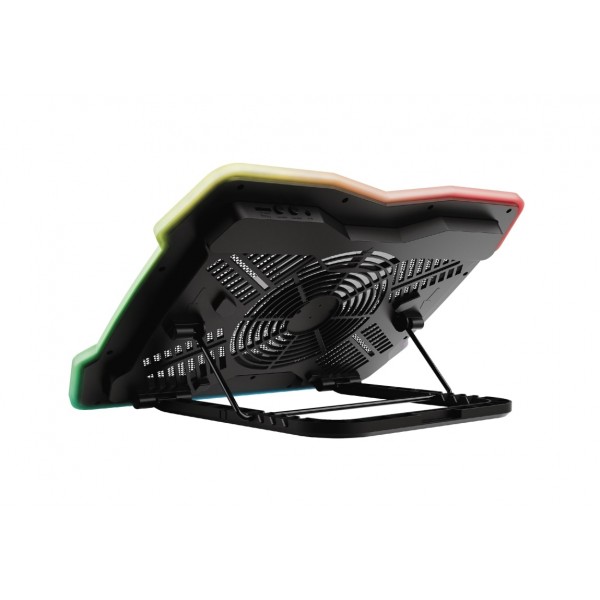 Підставка для ноутбука Trust GXT 1126 Aura (17") RGB Black