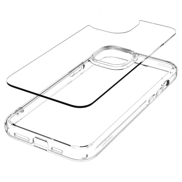 Spigen Чохол для Apple iPhone 15 Crystal Hybrid, Crystal Clear