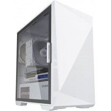 Zalman Корпус Z1 Iceberg, без БЖ, 2xUSB3.0, 1xUSB2.0, 3x120mm Black fans, TG Side Panel, mATX, Whiteй