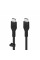 Belkin Кабель USB-C > USB-C заряджання/синхронізації, 3м, 60Вт, Type-C, силіконовий з кліпсою, чорний