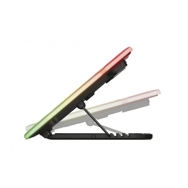 Підставка для ноутбука Trust GXT 1126 Aura (17") RGB Black