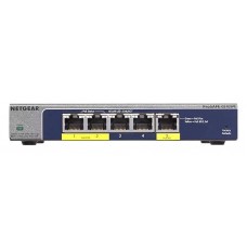 NETGEAR Комутатор GS105PE PoE pass-thru, 2xGE PSE, 1xGE PD, 2xGE, керований L