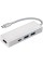 HAMA USB-C хаб Aluminium 2x USB-A, USB-C, HDMI Silver