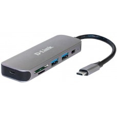 D-Link USB-Концентратор DUB-2325 3xUSB3.0, 1xUSB-C, 1xHDMI, USB-C