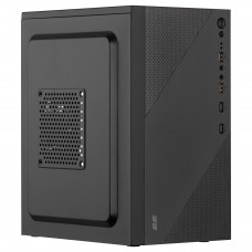 2E Корпус TeamX TMX04 з БЖ 2E ATX400W, 2xUSB2.0, 1x80мм, VGA 220мм, mATX, чорний