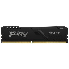 Kingston Пам'ять ПК DDR4 16GB KIT (8GBx2) 2666 FURY Beast