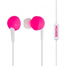 Koss Навушники In-Ear KEB6iP, 3.5 mini-jack, Mic, Рожевий