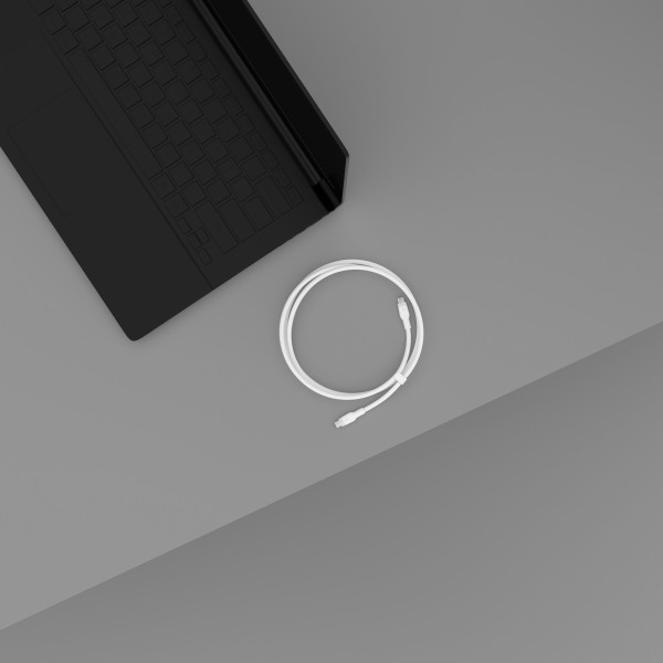 Belkin Кабель USB-С - USB-C силіконовий, з кліпсою, 2м, білий