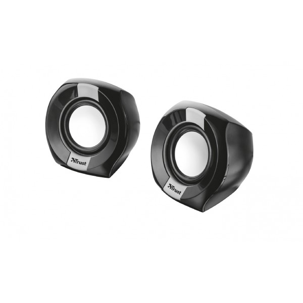 Trust Акустична система (Колонки) 2.0 Polo Compact BLACK
