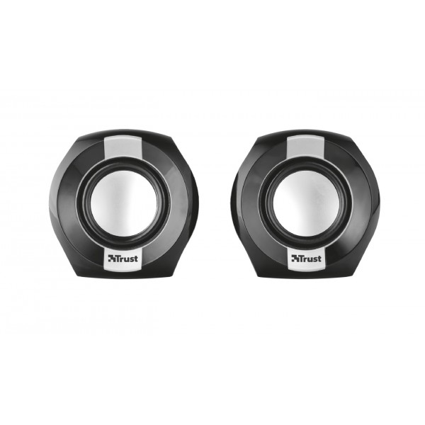 Trust Акустична система (Колонки) 2.0 Polo Compact BLACK