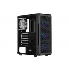 2E Gaming Корпус Hexagon G338 без БЖ 2xUSB3.0, 1xUSBType-C, 3x120мм ARGB, 1x120мм, VGA 330мм, LCS ready, HUB, TG Side Panel, ATX, чорний