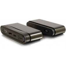 C2G Док станція USB-C на HDMI, DP, VGA, USB, Power Delivery до 65W