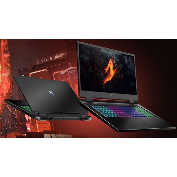 Acer Ноутбук Nitro 17 AN17-42 17.3" FHD IPS, AMD R7-8845HS, 16GB, F1TB, NVD4050-6, Lin, чорний