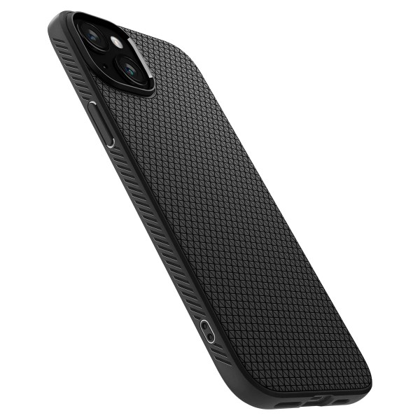 Spigen Чохол для Apple iPhone 15 Liquid Air, Matte Black