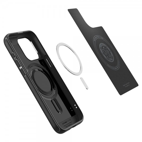 Spigen Чохол для Apple iPhone 15 Pro Mag Armor MagFit, Matte Black