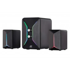 2E Акустична система PCS301 RGB, 2.1, USB, Black