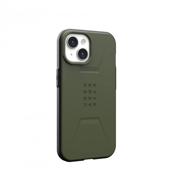 UAG Чохол для Apple iPhone 15 Civilian Magsafe, Olive Drab