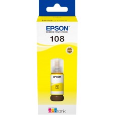 Epson Контейнер з чорнилом 108 EcoTank L8050/L18050 yellow