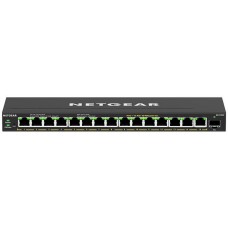 NETGEAR Комутатор GS316EP 15x1GE PoE+ (180Вт), 1xSFP, керований