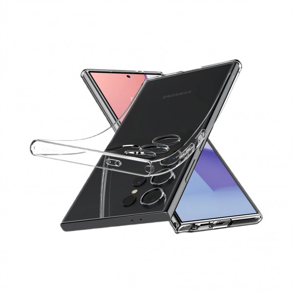 Spigen Чохол для Samsung Galaxy S24 Ultra, Crystal Flex, Crystal Clear