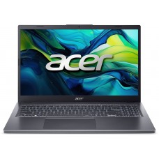 Acer Ноутбук Aspire 15 A15-51M 15.6" FHD IPS, Intel 5-120U, 16GB, F512GB, UMA, Lin, сірий