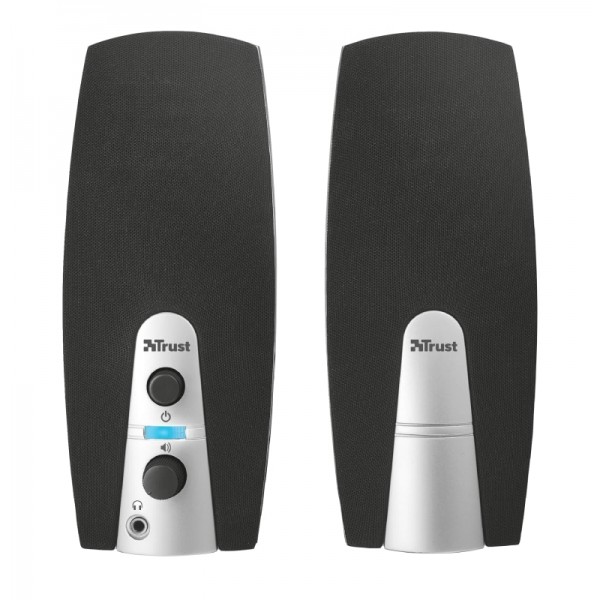 Trust Акустична система (Колонки) 2.0 MILA USB Black/WHITE