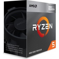 AMD Центральний процесор Ryzen 5 4600G 6C/12T 3.7/4.2GHz Boost 8Mb Radeon Graphics AM4 65W Wraith Stealth cooler Box