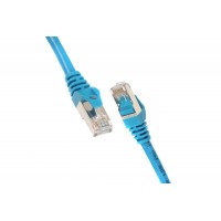 2E Cat 6, S-FTP екран. фольга з обплетенням, RJ45, 4Х2 27AWG, 7/0.14 Cu, 1.50 m, PVC, Blue