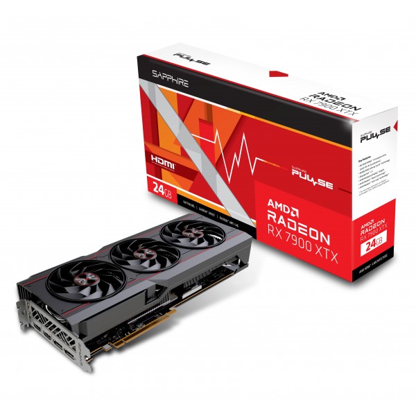 SAPPHIRE Відеокарта Radeon RX 7900 XTX 24GB GDDR6 Pulse Gaming OC