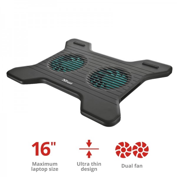 Підставка для ноутбука Trust XSTREAM BREEZE COOLING (15.6") Black