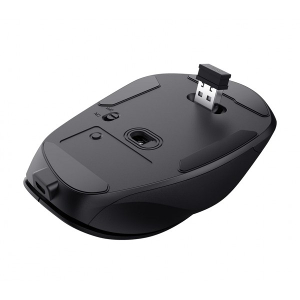 Миша Trust Fyda Rechargeable ECO, WL, Чорний
